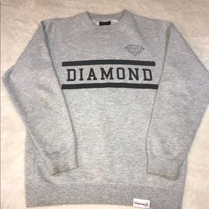 Diamond Supply Co. Crewneck Pullover Sweater Large